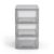 3 Drawer Storage Cart, Medium Plastic Organization Tower with Drawers