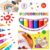 3D Relief Art Pen, Puffy Popcorn Drawing Markers 12 Colors DIY Craft，A*1