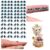 3D Resin Googly Eyes for Amigurumi – Self Adhesive Wiggle Eyes 7mm Blue, Realistic Doll Eyes (88 Pcs/44 Pairs) – Craft Eyes for Polymer Clay & Cold Porcelain | Ojitos Adhesivos 3D Ms5 7mm