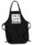 3dRose I Believe In Clothespins Black Apron with Pockets 22×30