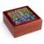 3dRose USA, Oregon. Garden blooming with bearded iris and Russell lupine. Jewelry Box 7 x 7 inch with 4 inch tile