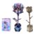 3D Wooden Flower Puzzle, DIY Painted Wood Colored Puzzle Set, 2-Piece, Mother’s Day/Valentine’s Day/Teacher’s Day/Thanksgiving/Christmas/Birthday Gift-Rose (Blue Rose 204Pcs)