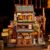 3D Wooden Puzzle for Adults, DIY Model Kit of Street Corner Tavern 485Piece