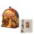 3D Wooden Puzzle Fridge Magnet, Mini Wooden House Model Kit (Rabbit)