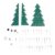 3D Xmas Tree Soldering Kit, 33 RGB LED Lights STEM Practice Project with