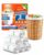 3 Gallon 140 Counts Strong Trash Bags Garbage Bags by RayPard, fit 10-12 Liter, 2.6, 3, 3.3 Gal trash Bin Liners for Home Office Kitchen Bathroom Bedroom, Clear