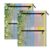 3 Hole Pencil pouching for Binder Oil Painting Sunset Soft Colors