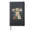 3I Atlas Santa Hat Alien UFO Christmas Tree Lights Cryptid Hardcover Journal, Black