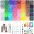 3mm 32&40-Color Resin Rhinestone Kit Bedazzling Set for Nail Art w/Tools
