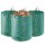 3 Pack 72 Gallon Collapsible Garden Yard Waste Bags, Reinforced Stand-Up Leaf Grass Bin with Handles 26.4x30in