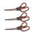 3 Pack 8″ Titanium All Purpose Comfort-Grip Sharp Scissors for Everyday Use