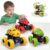3 Pack Dinosaur Monster Truck Toys, Dinosaur Toys for 2 3 4 5 6Year Old Boys,Push and Go Cars Dinosaur Toys for Kids 2-3-4-5-6 Year Old Boy Christmas Birthday Gifts