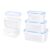 3 Pack Fruit Storage Containers for Fridge with Removable Strainer Lid, BPA-Free Plastic Storage Set for Strawberries and Blueberries, Food Storage Containers for Vegetables, Berries, Meat and Salad