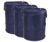 3 Pack Pop Up Laundry Hamper with Zipper Lid, Navy Blue