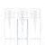 3 Pack, Push Down Dispenser Bottle, Refillable Leakproof Pot (100ml)