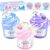 3 Pack Scented Axolotl Butter Slime Kit – Pink Blue Purple Colorful Axolotl Slime Toy, Super Soft Texture Non-Sticky, Birthday Gifts for Kids, Party Favors for Girls and Boys(3x100ml)
