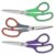 3 Pack Scissors Set, 8.3″ Heavy Duty Scissors with 2.5 mm Thickness Sharp Blades & Ergonomic Soft-Grip Handles, All Purpose Scissors for Office, School, Kitchen, Crafts, Sewing, Right/Left Hand Use