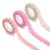 3 Pack Self-Adhesive Lace Tape, 0.6 Inch Wide 2 Yards Cotton 3 Colors