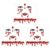 3 Packs Vampire Face Jewels Halloween Cosplay Costume Face Gems Stickers