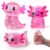 3pcs Axolotl Squishy Stress Ball Relief Toy Glitter Squishies Anxiety
