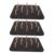 3pcs Black Felt Bulletin Board Tiles Decorative Picture Wall Tiles