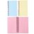 3pcs Colorful Index Cards Notepad with Spiral Binding Rings, Lined