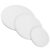3pcs Cotton Canvas Painting Boards for Artists in White Fine Texture