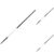 3 Pcs Paintbrushes Set, #2#4#6 Round Tip Squirrel Hair Detail Paint Brush with Solid Wood Handle, for Watercolor Oil Painting, Art Paintbrushes for Fine Detail Work, 8.7 in / 22 cm