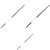 3 Pcs Paintbrushes Set, Round Tip Squirrel Hair Detail Paint Brush with Solid Wood Handle, Sizes #2#4#6 for Watercolor and Oil Painting, Fine Lines and Smooth Strokes, 8.7 in / 22 cm Art Brush Set