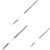 3 Pcs Professional Paintbrushes Set, #2, #4, #6 Round Tip Squirrel Hair Detail Paint Brush with Solid Wood Handle, for Watercolor and Oil Painting, 8.7 in / 22 cm Detail Paintbrushes