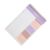 3pcs Purple Daily to Do List Notepad 52-sheets Paper
