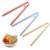 3Pcs Silicone Mini Tongs, Small Serving Tongs, Grippers for Appetizers, Snacks, Ice Cubes & More, Child Sensory Toys and Accessories, 5.5 Inch, 3 Colors