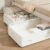3pcs Under Bed Storage Bags with Clear Lid, 100x50x15 cm, White