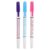 3 Pcs Water Erasable Fabric Marking Pens, Double Head, Red Blue Purple