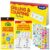 3 Piece Number Alphabet Flash Cards with Reward Stickers, Double Sided Educational Flash Cards for Addition and Subtraction, Letter Math Flashcards for Preschool Teacher, Autism Learning Materials