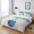 3 Pieces Cal King Bedding Duvet Covers Set Chemical Formula Beaker on Wood Grain Soft Quilt Cover and Pillow Shams, Lightweight Comforter Cover Sets with Zipper Closure for Bedroom School Season