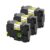 3PK Acrylic Adhesive Tape S251 S151 S651 SM951 24mm Compatible with Label Maker Printer Ribbon(Black on Yellow)