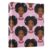 3 Ring Binder Black Woman Pattern View Binder School Office