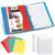 3 Ring Binder Notebook 1 Inch with Dividers, Blue