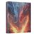 3 Ring Binders Red Blue Fire Dragon 1.5 Inch Round Ring Binders with Pockets Decorative Clipboard Binder Holds 200 Sheets View Binder for Home School Office,1 Pack