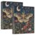 3 Ring Binders Retro Butterfly Floral 1.5 Inch Round Ring Binders with Pockets Decorative Clipboard Binder Holds 200 Sheets View Binder for Home School Office,2 Pack
