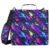 3 Ring Zipper Binder with Shoulder Strap, Paint Splatter Multi Pockets File Folder Bag for School Office Supplies, Holds 500 Sheets
