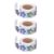 3 Rolls Flower Reward Stickers Roll Holographic Paper