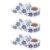 3 Rolls Flower Sticker Holographic Paper Reward Stickers