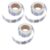 3 Rolls Student Reward Flower Stickers Paper Self-Adhesive
