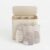 3‑Section Laundry Hamper with Lid, Large Capacity (Beige, 145L)