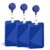 3 Set Blue Vertical Badge Holders
