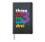 3 Three Tres Tre Trois Drei 3rd Birthday Boys Girls Kids Hardcover Journal, Black