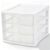 3‑Tier Countertop Storage Organizer with Clear Plastic Drawers