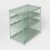 3 Tier Drawer Organizer : Steel Multi-Compartment, Under Sink Bathroom Storage (Green)